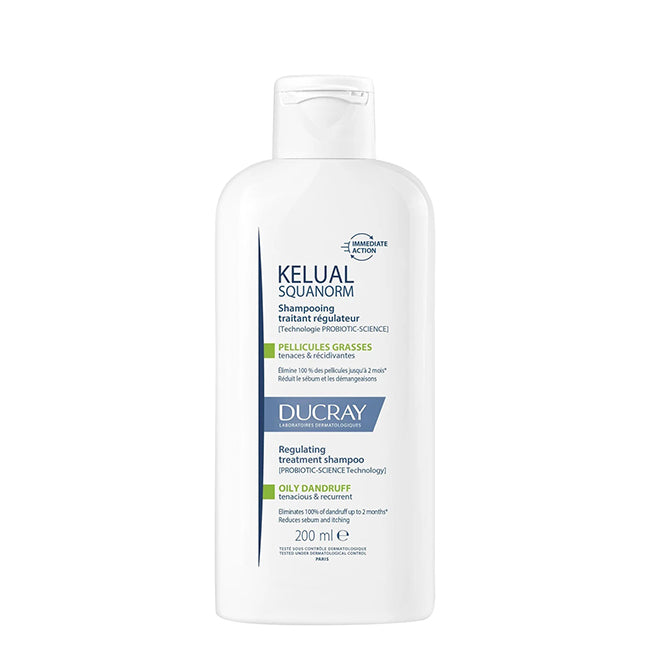 Ducray Kelual Squanorm Shampoo Regulador Caspa Oleosa 200ml