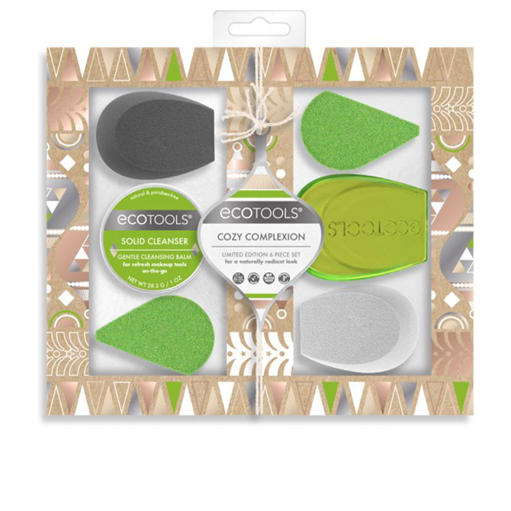 Set de elementos esenciales para un cutis acogedor Ecotools