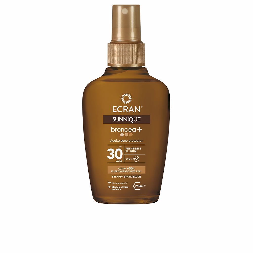 Ecran Sunnique Broncea+ Spray Oil SPF30 Óleo Solar 100ml