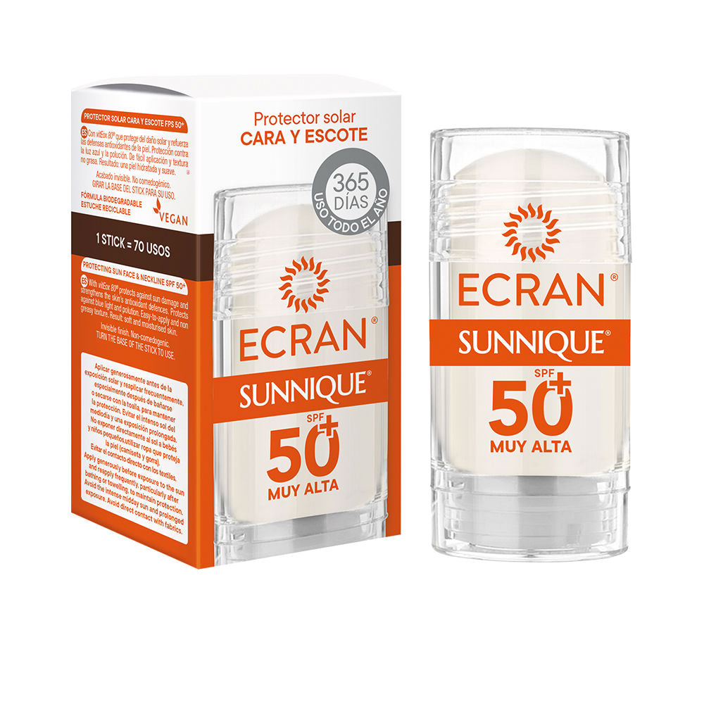 Ecran Sunnique Face And Neck SPF50+ Stick 30ml
