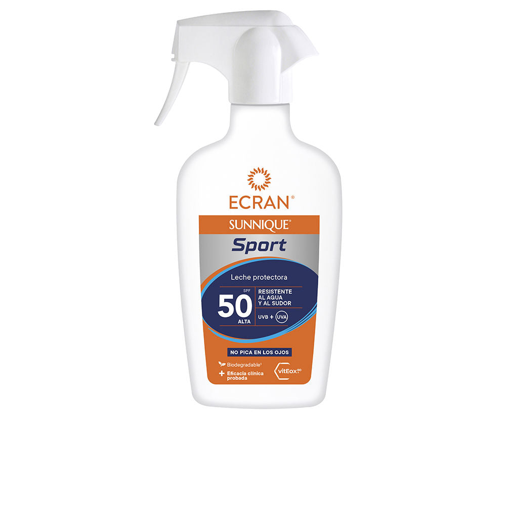 Leche protectora en spray Ecran Sunnique Sport FPS 50 270 ml