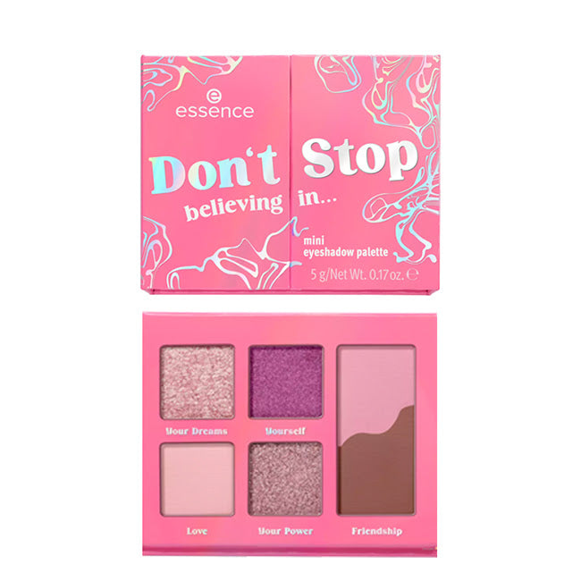 Essence Don t Stop Believing in Paleta de Sombras Mini 5g
