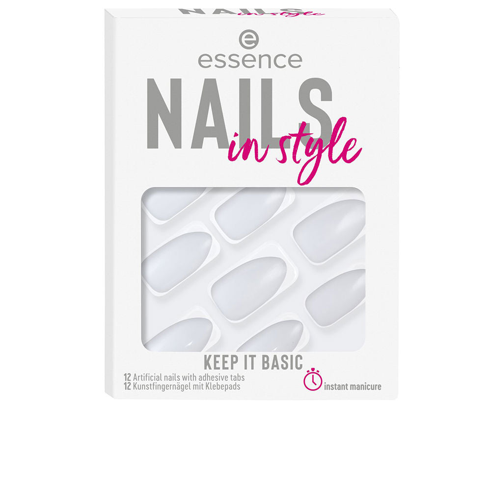 Essence Nails In Style Unhas Postiças Cor 15 Keep It Basic x12