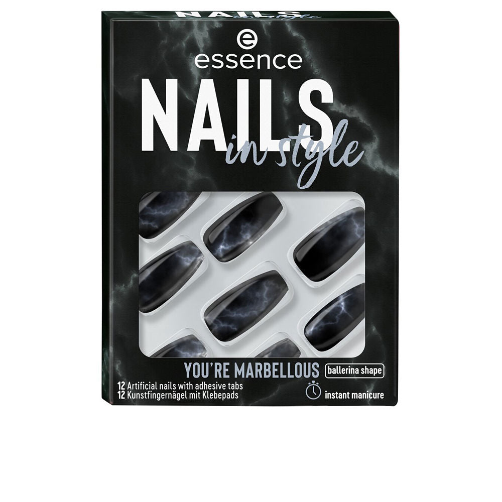 Essence Nails in Style Artificial Nails Color 17 You re Marbellous x12