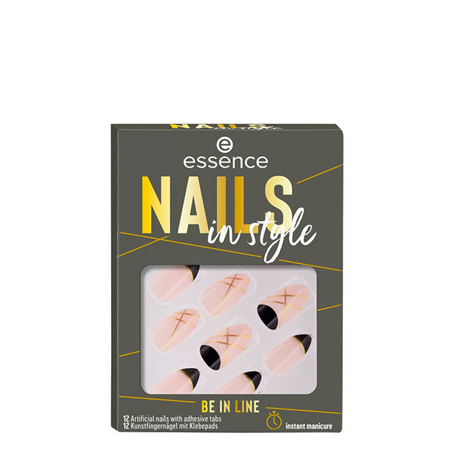 Uñas postizas Essence Nails in Style Color Be in Line x12
