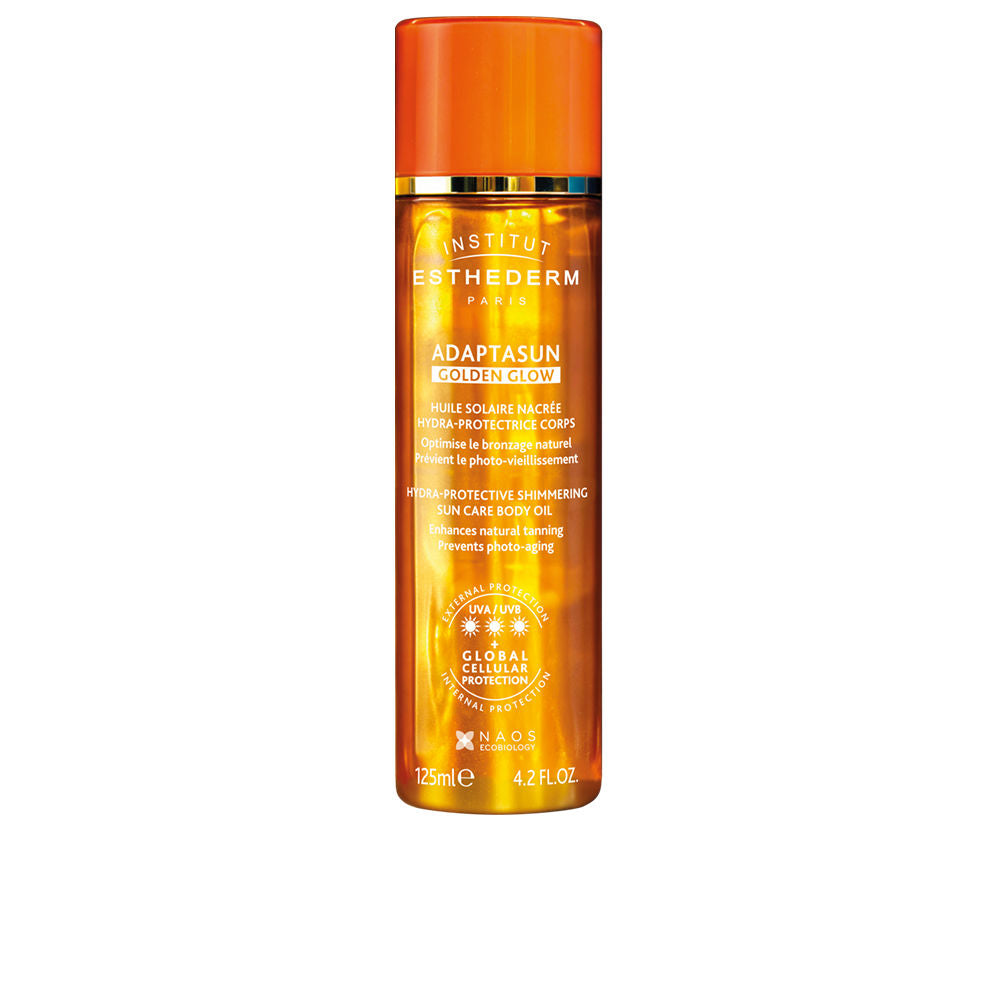 Esthederm Adaptasun Golden Glow Aceite Solar Nacarado Corporal 125ml – imagen 2