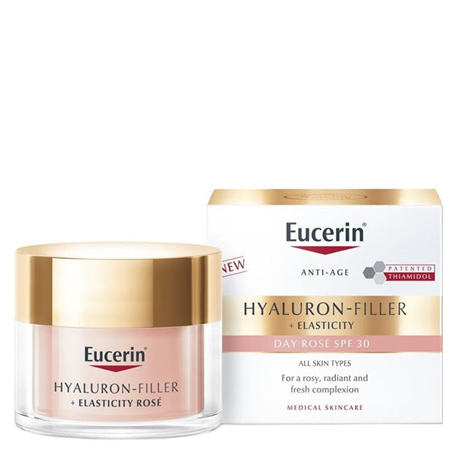 Eucerin Hyaluron-Filler + Elasticity Creme de Dia Rosé FPS30 50ml