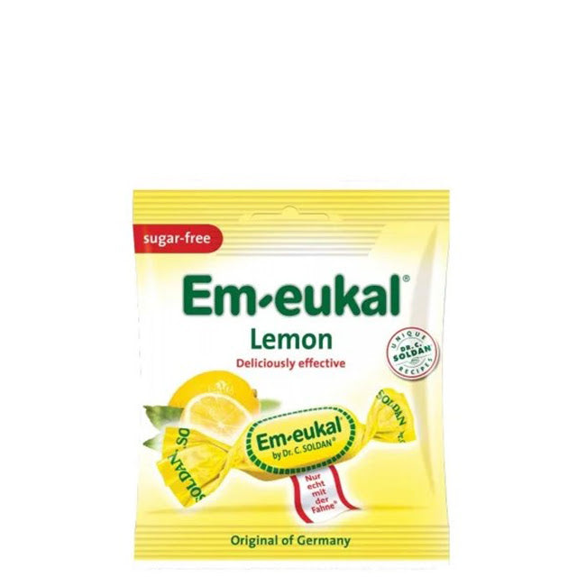 Eukal Rebuçados sem Açúcar para a Tosse Sabor Limão