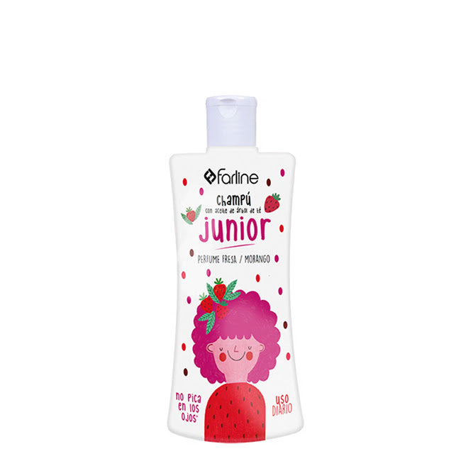 Farline Shampoo Óleo de Árvore de Chá Morango 250ml
