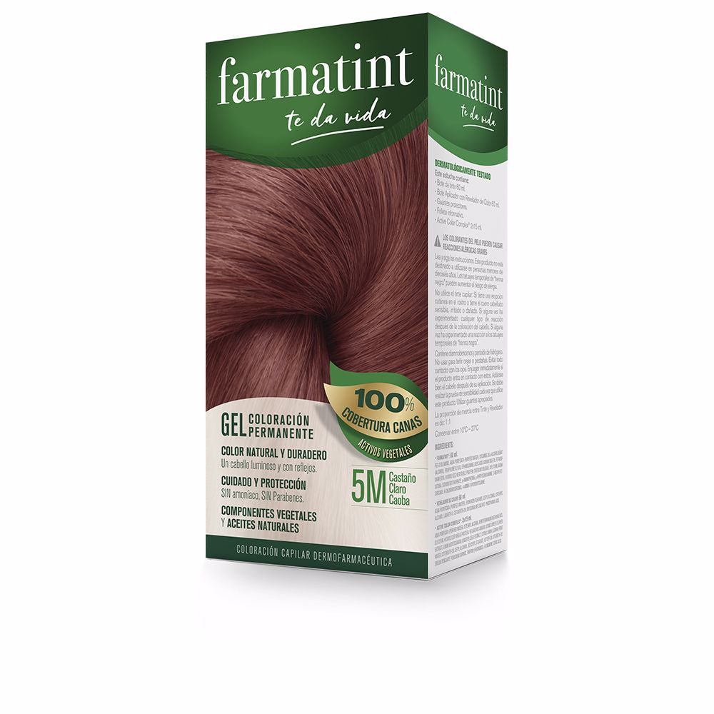 Farmatint Gel de Coloração 5M Castanho Claro Mogno