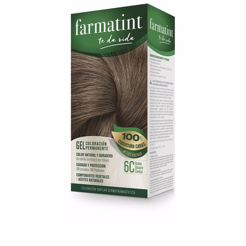 Farmatint Gel de Coloração 6C Louro Escuro Cinza