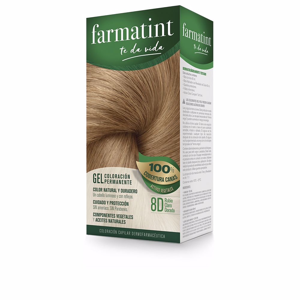 Farmatint Gel de Coloração 8D Louro Claro Dourado