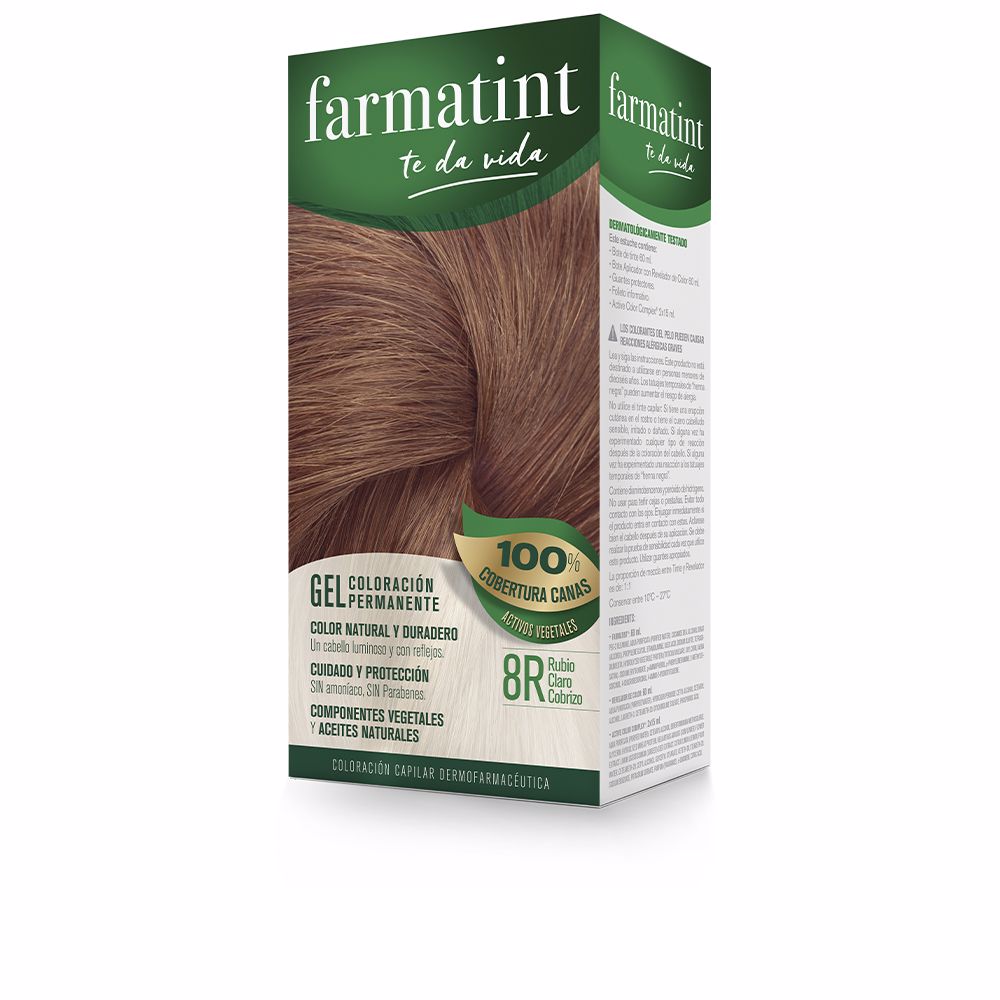 Farmatint Gel de Coloração 8R Louro Claro Cobre