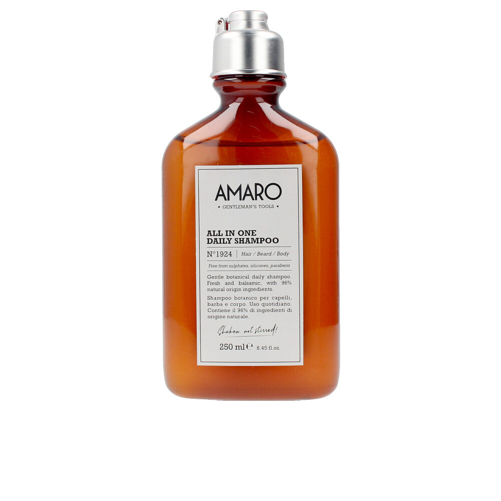 Farmavita Amaro All In One Daily Shampoo Nº1924 Hair/Beard/Body 250ml