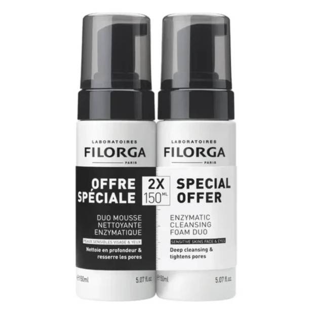 Filorga Duo Skin Prep Espuma de Limpeza Enzimática 2x150ml
