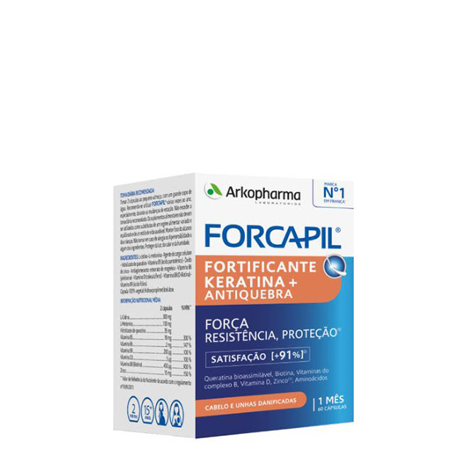 Cápsulas Forcapil Fortificantes Keratina+ x60