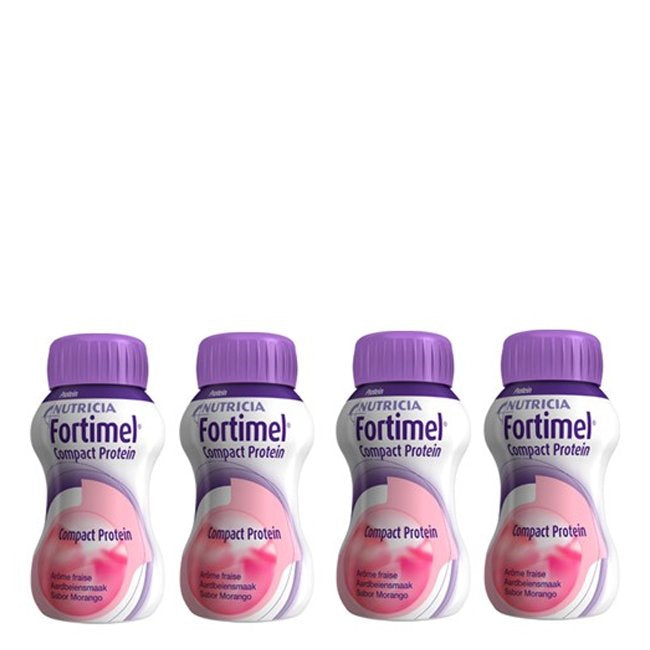 Fortimel Compact Protein Morango 4x125ml