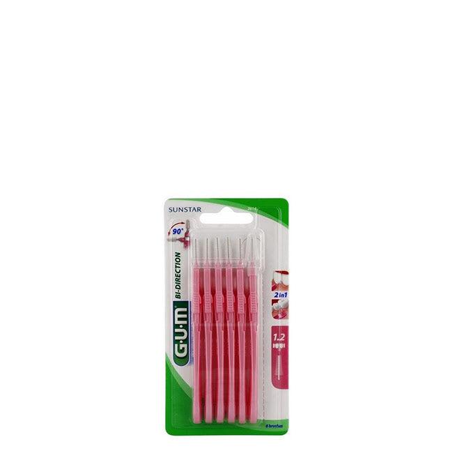 Cepillo interdental bidireccional GUM 1,2 mm x6