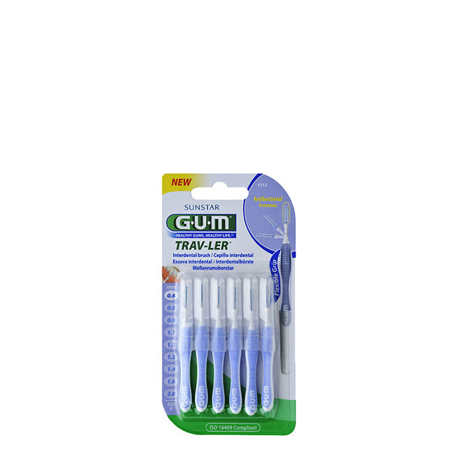 Gum Trav-ler Cepillo Interdental 0,6 Mm 6 Unidades