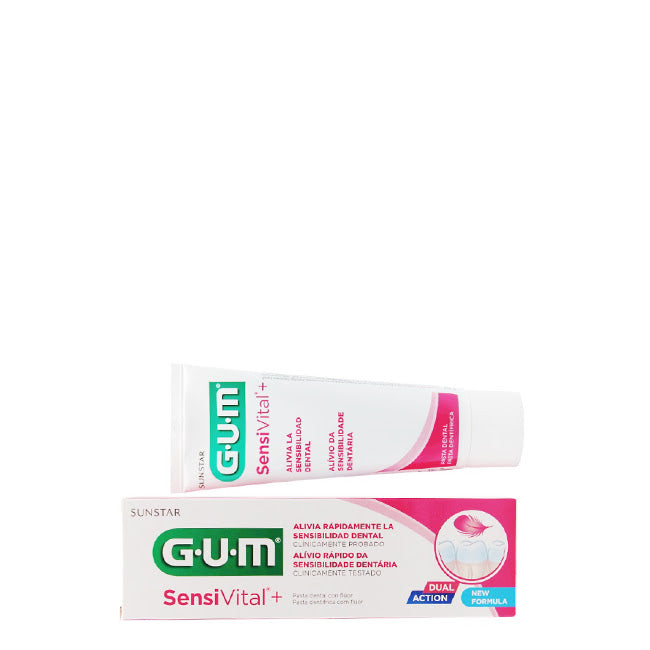 GUM SensiVital+ Pasta de Dentes 75ml