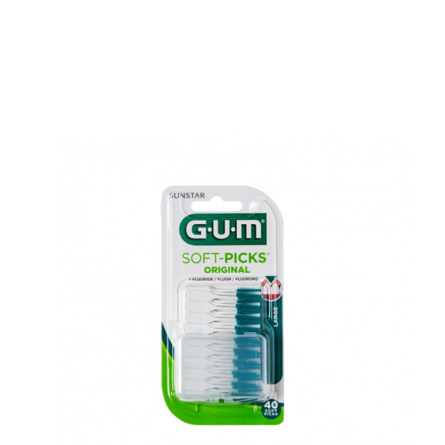 Palillos dentales GUM Soft Picks originales grandes x40