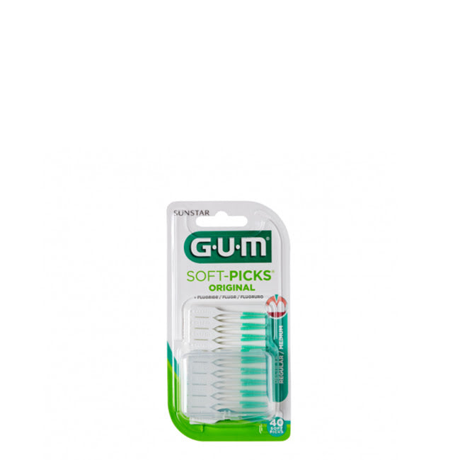 Palillos dentales GUM Soft Picks Original Medium x40