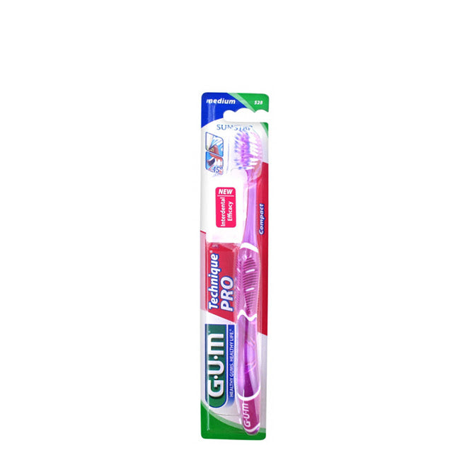 GUM Technique Pro Escova de Dentes Compacta Média