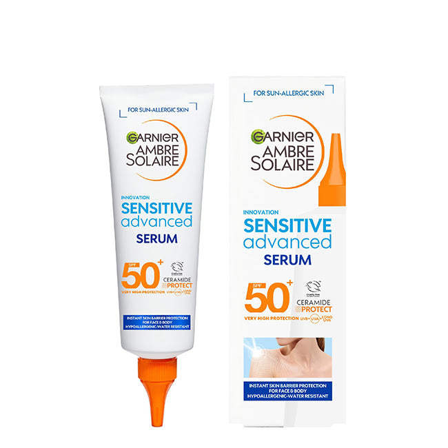 Garnier Ambre Solaire Sensitive Advanced Sérum Corporal SPF50+ 125ml