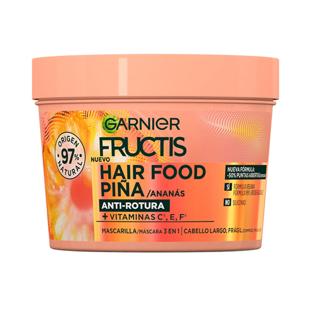 Mascarilla antirotura de piña Hair Food de Garnier Fructis (350 ml)