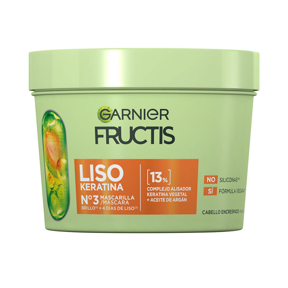 Mascarilla suavizante de queratina Garnier Fructis n.° 3 370 ml