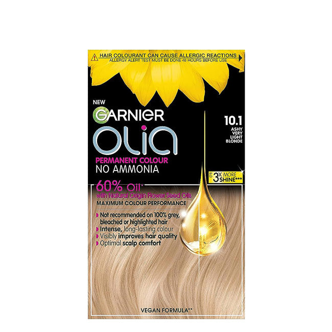 Garnier OLIA Coloração Permanente Cor 10.1 Loiro Claríssimo Cendré