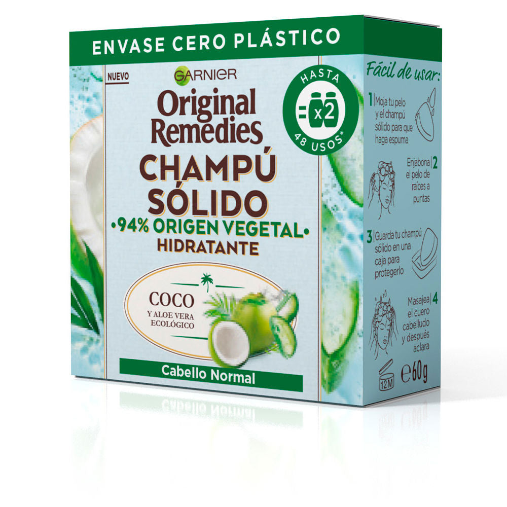 Garnier Original Remedies Champô Sólido de Coco 60g