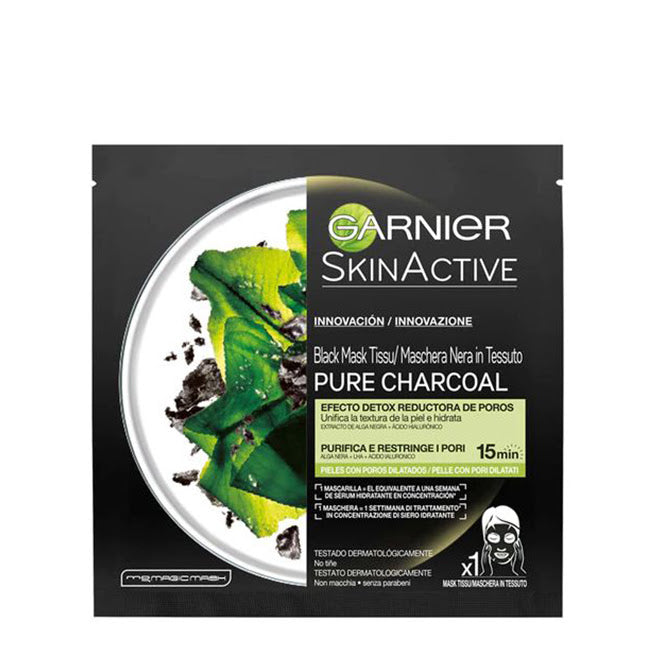 Garnier SkinActive Pure Charcoal Máscara Negra Efeito Detox 28g