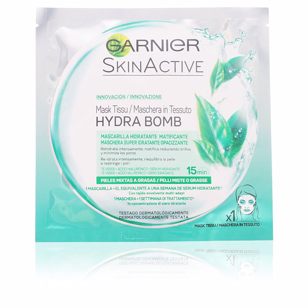 Garnier SkinActive HydraBomb Máscara Facial Hidratante Matificante 28g