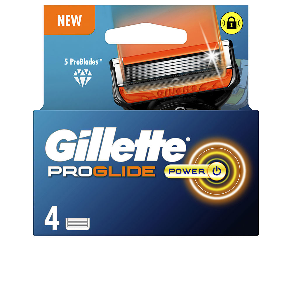 Gillette Fusion Proglide Power Charger Refills x4