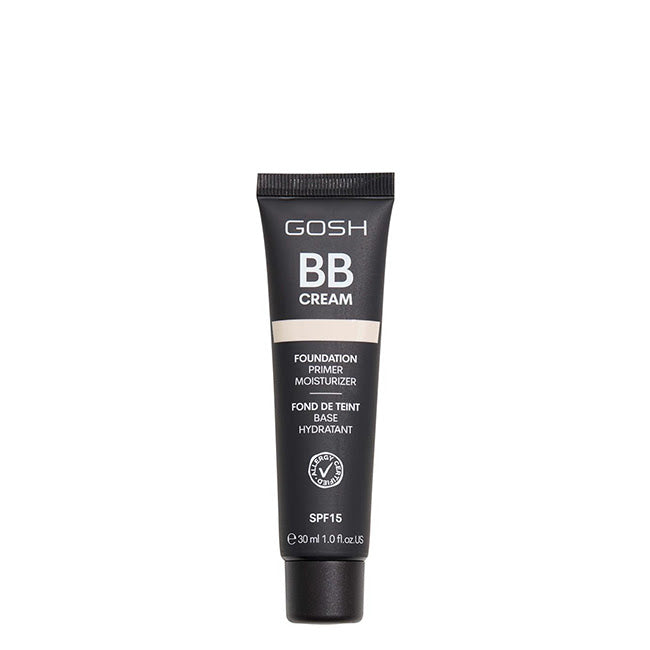 Gosh BB Cream Foundation Primer Base Hidratante SPF15 Cor 01 Sand 30ml