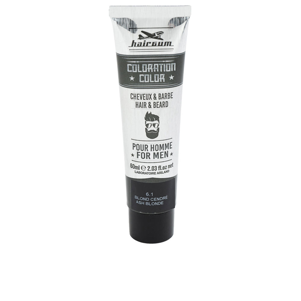 Hairgum Coloration Hair and Beard Color 6.1 Ash Blonde 60g