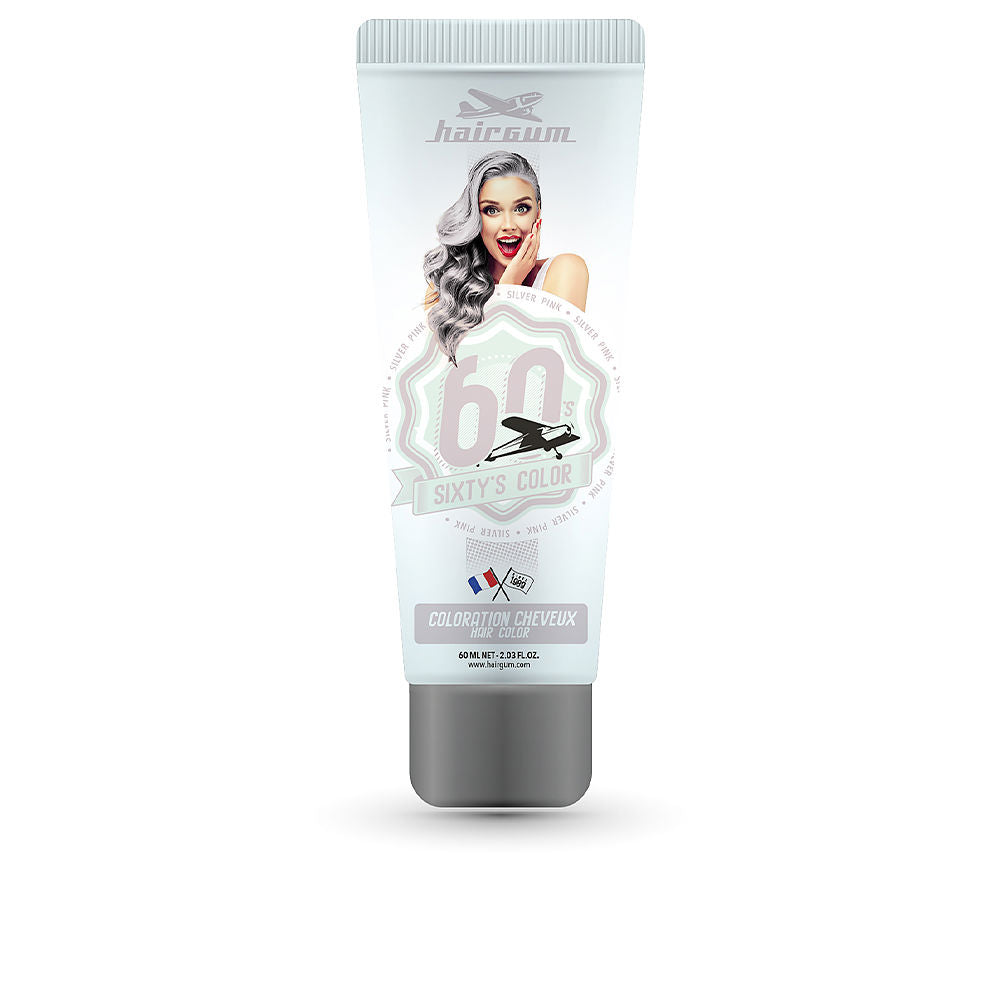 Sixty'S Color Hair Color Silver Pink 60 Ml
