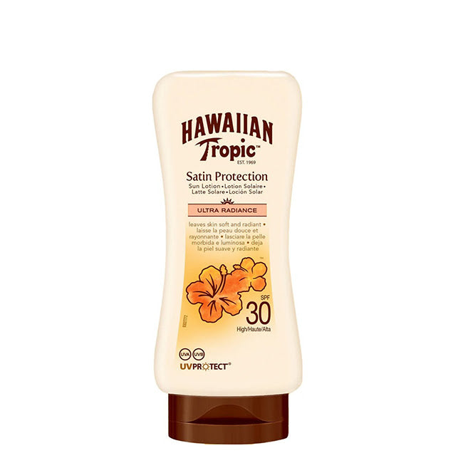 Hawaiian Tropic Satin Ultra Radiance Sun Lotion SPF30 Loção Solar 180ml