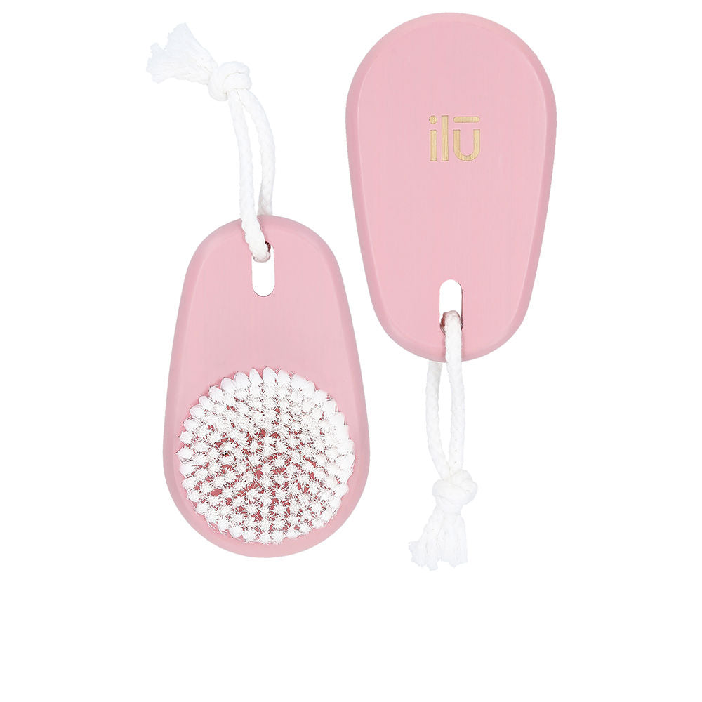 Ilū Bamboom Escova de Limpeza Corporal Cor Pink Flamingo