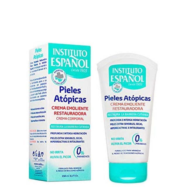 Crema emoliente restauradora para piel atópica del Instituto Español 150 ml