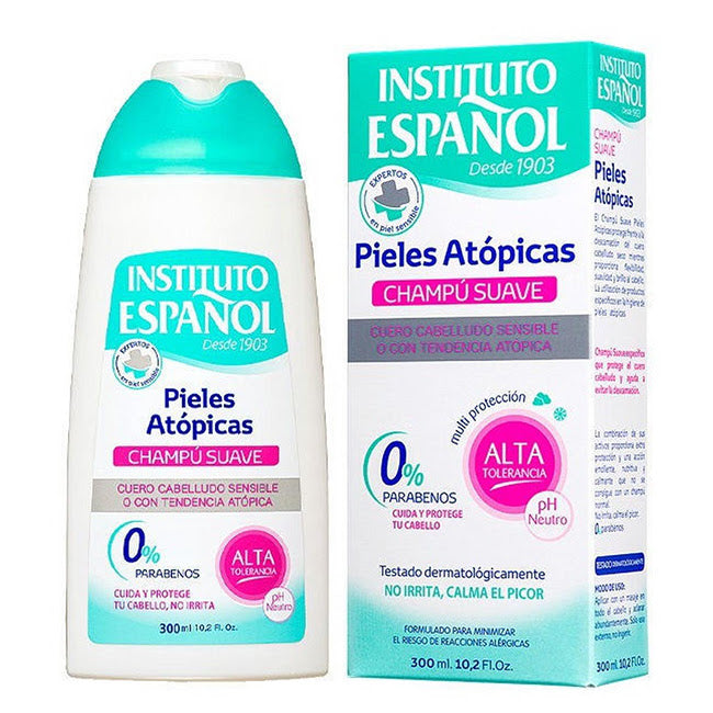 Instituto Español Pele Atópica Shampoo Suave 300ml