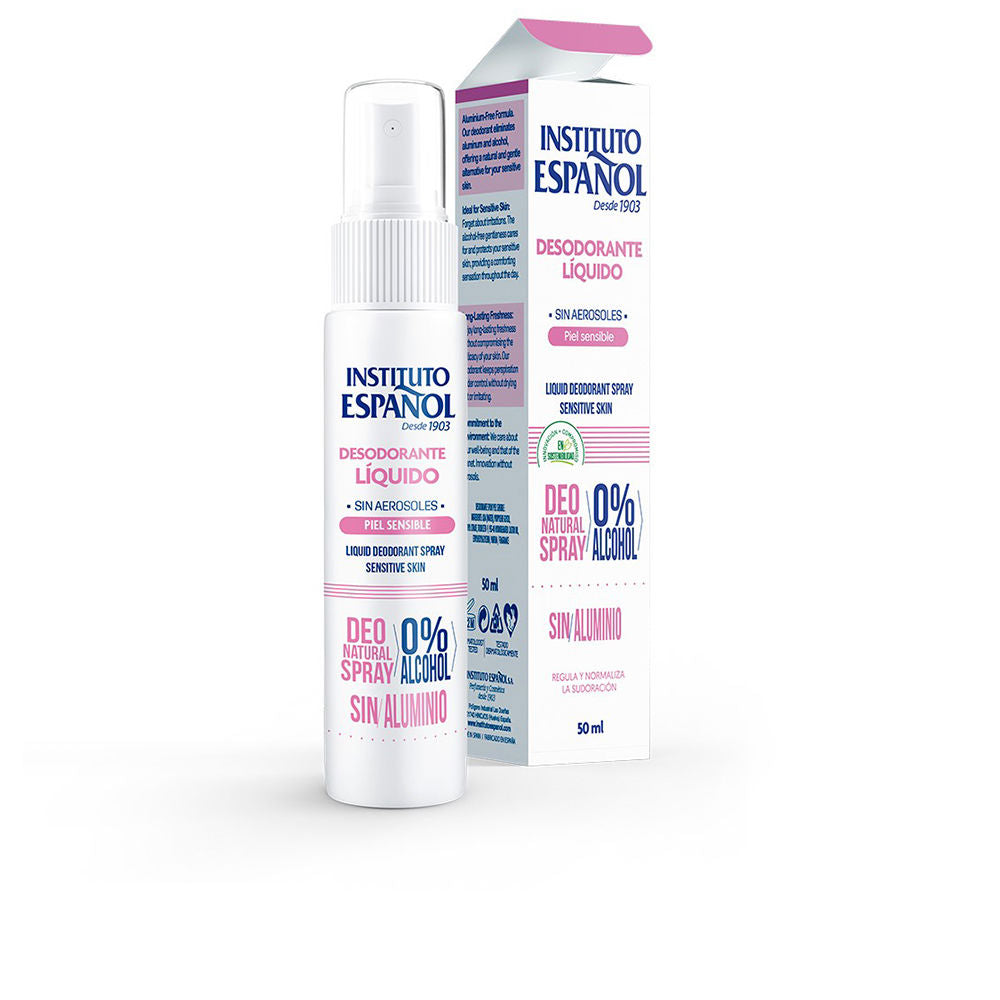 Desodorante líquido para piel sensible en spray Instituto Español 50 ml