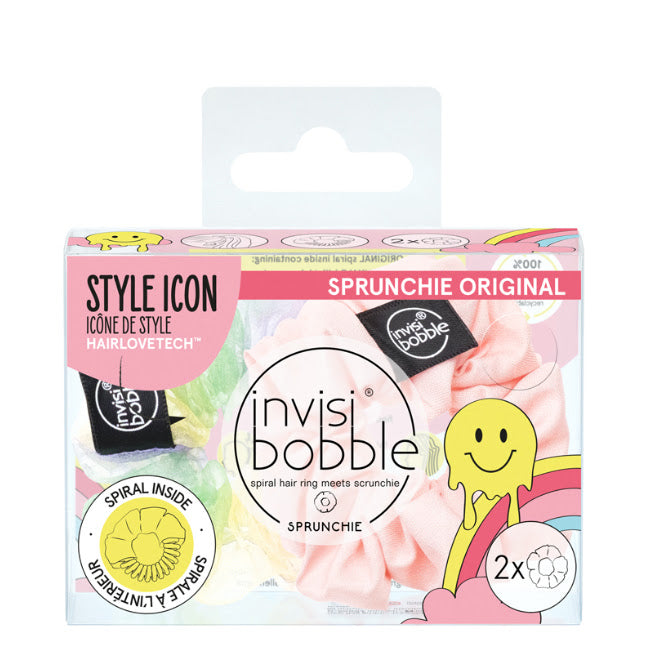 Invisibobble Sprunchie Duo Retro Dreamin  Hue - Man Love Elástico 2un.