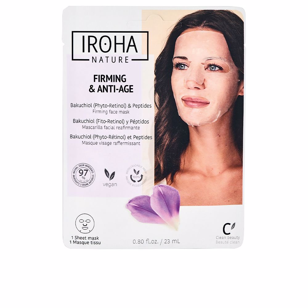 Iroha Firming & Anti-Age Backuchiol & Peptides Máscara Facial 23ml