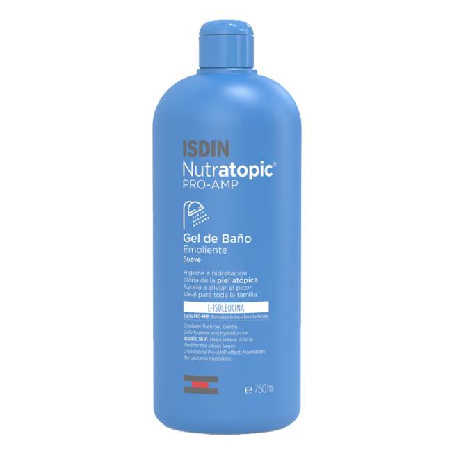 Isdin Nutratopic Pro Amp Gel Baño emoliente 750 ml – imagen 2