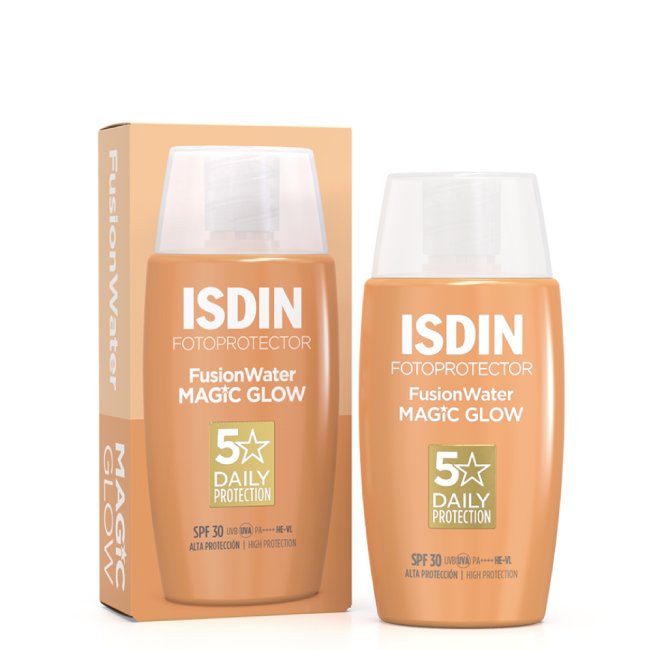 Isdin Fotoprotector Fusion Water Magic Glow SFP30 Fluido Solar 50 ml