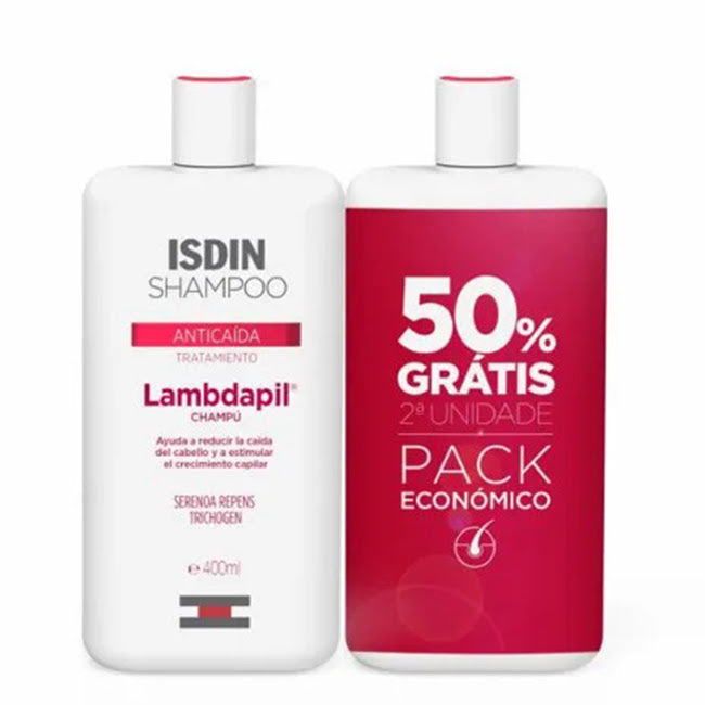 Isdin Lambdapil Shampoo Anti-Queda 2x400ml