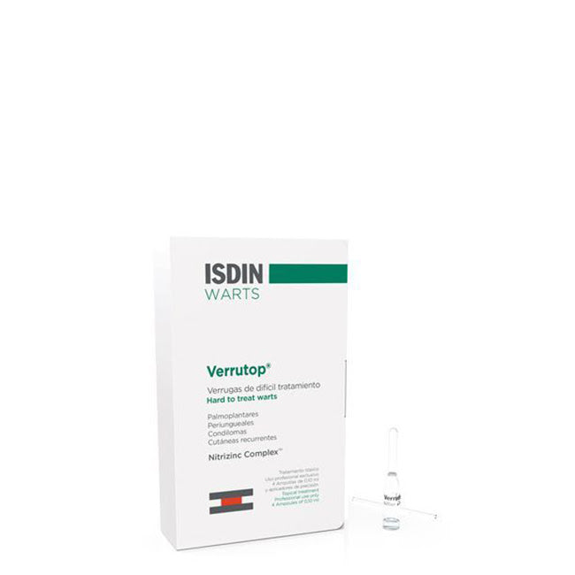 Isdin Verrutop Ampolas para Cuidado de Verrugas 4x0,10ml