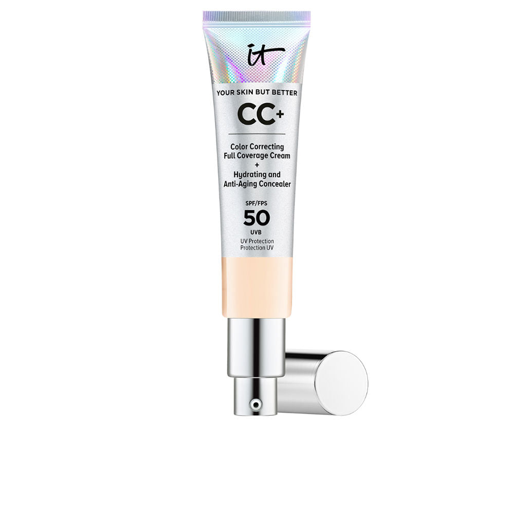 It Cosmetics CC+ Cream Base de Elevada Cobertura SPF50+ Cor Fair Light 32ml